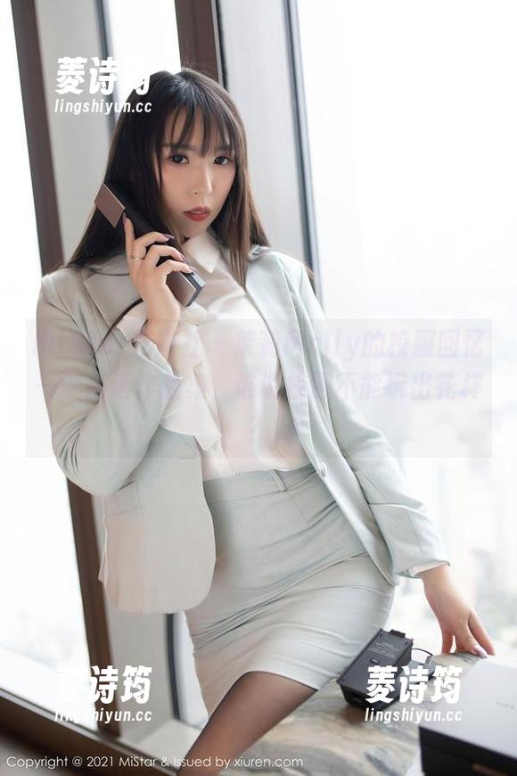 MiStar魅妍社 - 茉莉Molly的校服回忆——高清作品集，谁说校服不能玩出花样？