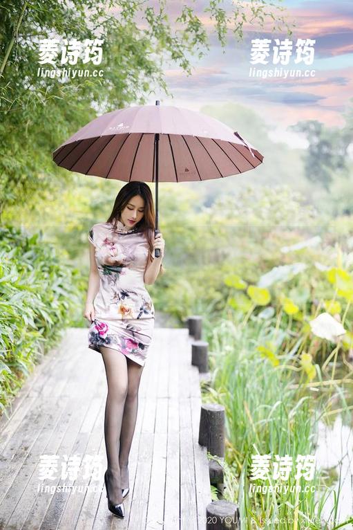 YouMi尤蜜荟 - 喜欢这种调调！周于希的蕾丝黑丝美图合辑让人不自觉想多看几眼。
